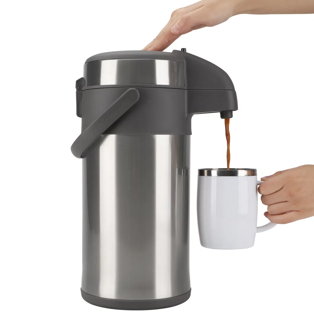 3000ml/4000ml Large Double Wall Vacuum Stainless Steel Automatic Kettle Electric Thermo Air Pot