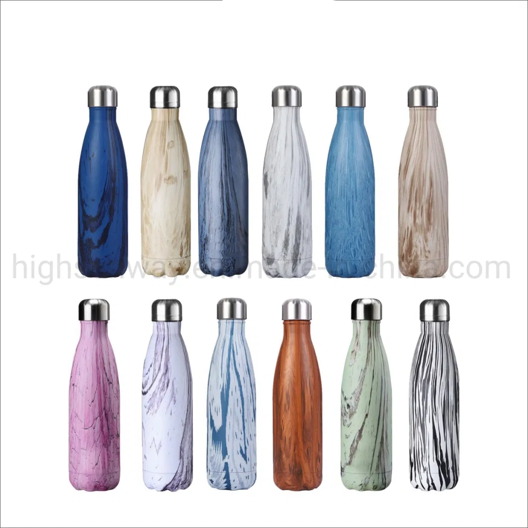 Double Wall Insulated Water Bottle Stainless Steel Vacuum Thermos Flask